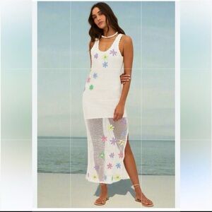 NWT Beach Riot Diana Spring Crochet Dress